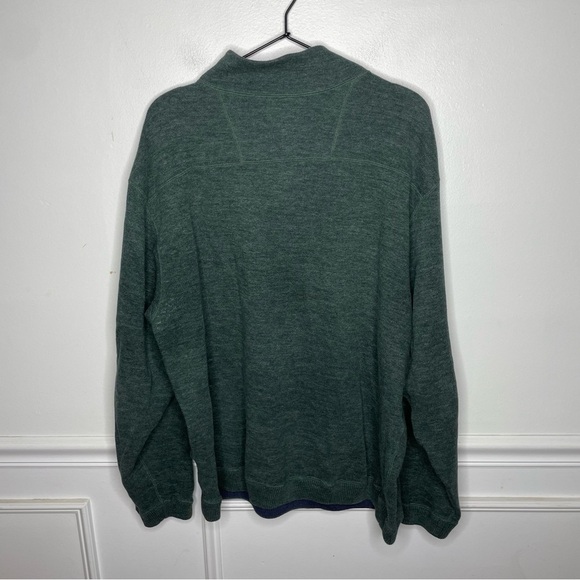 Cremiux 1/4 Zip Green Pullover Mens XL - Picture 7 of 7